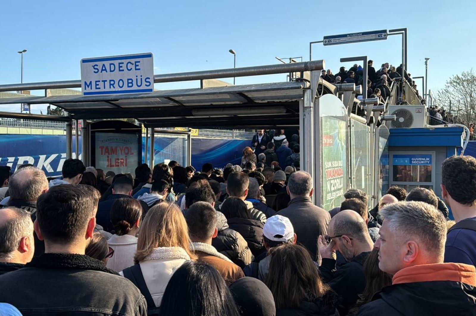 Disrupted Istanbul Metrobus services frustrate commuters