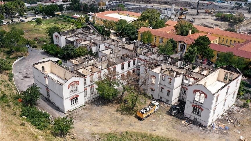 Restoration of Istanbul’s fire-hit Balıklı Greek Hospital ends